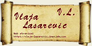 Vlaja Lašarević vizit kartica